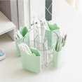 thumbnail image 4 of Boovnll Rangement et Organisation, Rangement Rotatif pour Stylos Étudiants Boîte de Rangement Transformable avec 5 Compartiments et 9 Compartiments, Rangement pour Vêtements, 4 of 6