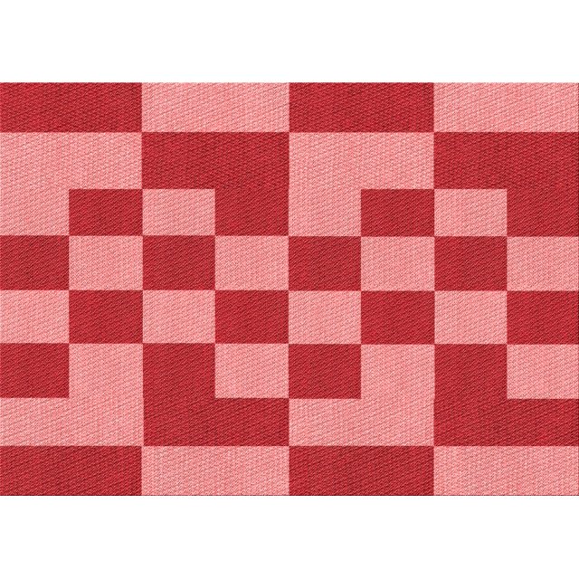 Ahgly Tapis Rectangulaire Lavable en Machine Intérieur Transitionnel Rouge Pastel Rose, 3 Pieds x 5 Pieds