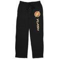 thumbnail image 2 of DC Comics le Logo de la Série Télévisée Flash Pantalon de Pyjama pour Hommes (TTG, Noir), 2 of 2