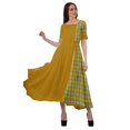 thumbnail image 2 of Moomaya Robe Midi en Viscose à Imprimé Style Santoon, Encolure Dégagée, Décontractée, pour Femmes, 2 of 4