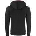 thumbnail image 5 of RXIRUCGD Chandail à Capuche Décontracté Polyvalent pour Homme, Couleur Unie, Mince, Noir, Taille : TG, 5 of 5