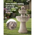 thumbnail image 2 of VEVOR Outdoor Water Fountain 2-Tier Rock Base Style 36.5 in Height Fountains, 2 of 9