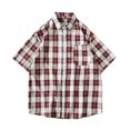 thumbnail image 1 of Birdeem Chemise d'Été Vintage Imprimée pour Homme à Manches Courtes, Chemise à Col Cubain, Motif Style Hawaïen, Blouse et Chemise à Manches Courtes à Col Rabattu, 1 of 4