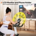 thumbnail image 2 of Pooboo Vélo d'Exercice Stationnaire Intérieur Cardio Entraînement Vélo de Cyclisme Équipement de Mise en Forme Résistance Réglable Volant d'Inertie 40 Lb, 2 of 12