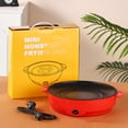 thumbnail image 2 of Versatile Mini Grill Pan For Effortless Cooking And Easy Cleaning For Indoor And Outdoor Use Nonstick Pan Ceramic Coated Cookware Copper Kitchen Silicone Utensils Stir Fry Pan Nonstick Tortilla Pan, 2 of 3