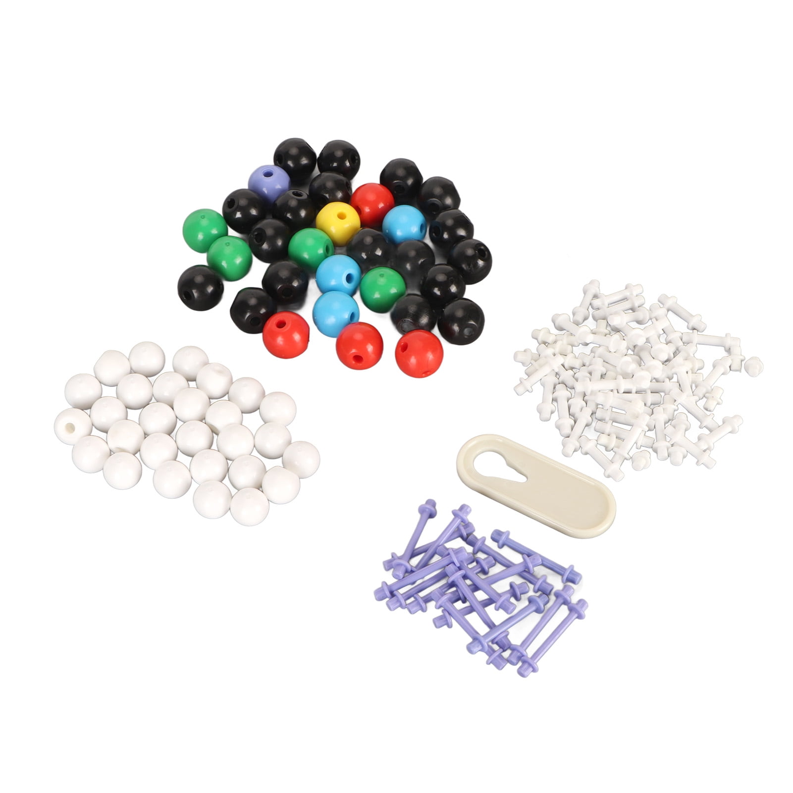 Organic Chemistry Molecular Model, 59 Atoms 76 Links Chemistry Molecular Model Kit Educational 136PCS for Learning for Students