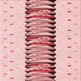 thumbnail image 1 of Ahgly Company Machine Washable Indoor Square Transitional Red Area Rugs, 5' Square, 1 of 7