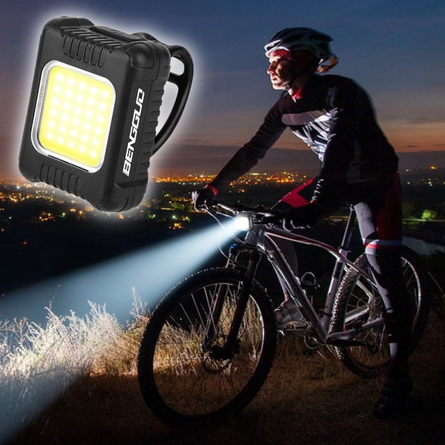 Dvkptbk Bike Lights Bicycle Headlight Mini USB Rechargeable Outdoor Night Riding Strong Light Flashlight Bungee Riding Tail Light Night Lights