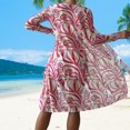 thumbnail image 2 of Women Bikini Set Ins 3 Piece Swimsuits Spaghetti Strap with Long Sleeve Cover Up, 2 of 9