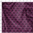 thumbnail image 4 of Soimoi Rayon Fabric Ogee Damask Print Sewing Fabric Yard 56 Inch Wide, 4 of 5