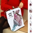 thumbnail image 2 of Big Capacity Washable Foldable Shoulder Pouch Cute Mom Baby Print Tote Pouch for Work, 2 of 10