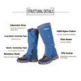thumbnail image 2 of eccomum Guêtres de Jambe Imperméables Ajustables - Guêtres à Déchirure pour Bottes de Neige pour la Raquette, la Randonnée et le Ski en Plein Air, 2 of 7