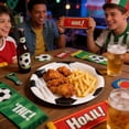 thumbnail image 4 of EGNMCR Goal-Scoring Theme For Soccer Matches Theme For The Theme Party Tableware Disposable 7-in 9-in Paper Plates Paper Cup Tissue Set Of Party-Themed Paper Plates Paper Disposable Tableware Set, 4 of 6