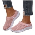 thumbnail image 1 of Womens Orthopedic Mules Clogs with Back Straps Summer Breathable Mesh Walking Slip on Sneakers Sandals, 1 of 5
