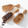 thumbnail image 4 of Multipurpose Wooden Tablespoon Scoops for Canisters,Small Wooden Scoop Kitchen Tool for Jars,Containers,Mini Measuring Spoons for Ground Coffee Scoops,Bean,Sugar,Spices,Bath Salts,Tea, 4 of 7