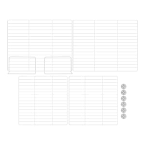 BESTYASH Partition du congélateur pour ABS Organisation de stockage ciblant les propriétaires d'entreprise 1Pack