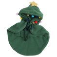 thumbnail image 2 of Cat Christmas Cape, Soft And Comfortable Polyester Pet Winter Clothes Avoid Shedding  For Small Medium Pets For Outdoor Green XS, 2 of 8