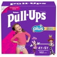 thumbnail image 1 of Huggies Pull-Ups Plus Training Pants 4T to 5T Girl, 102-pack, 1 of 1