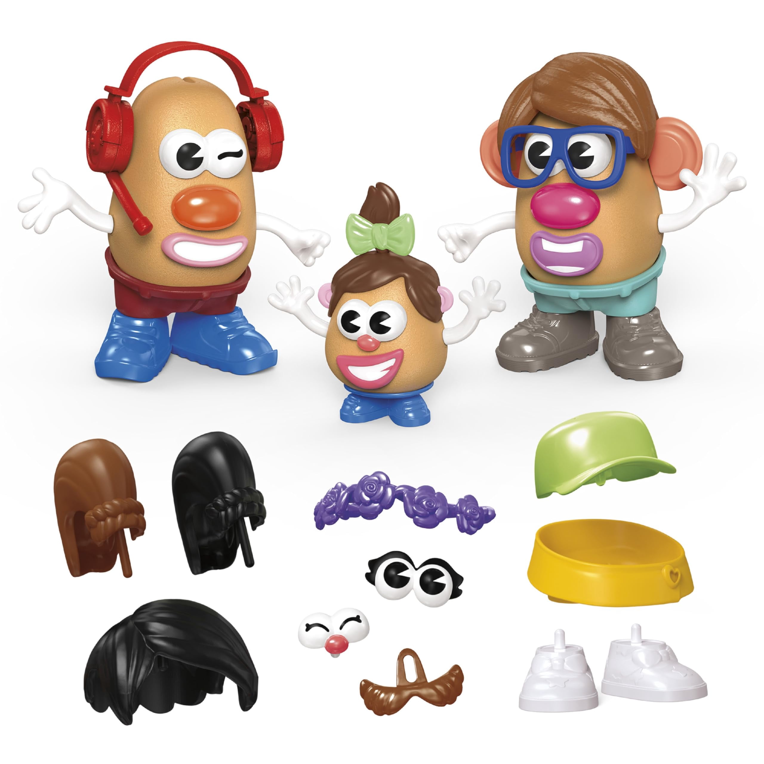 Potato Head Create Your Potato Head Family Set with 44 Parts and Pieces ...