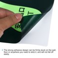 thumbnail image 4 of Unique Bargains PVC Exit Sticker Sign, 11.6' x 6.1' Self Adhesive Door Exit Sign Footprint Floor Sticker, Green 6Pack, 4 of 6
