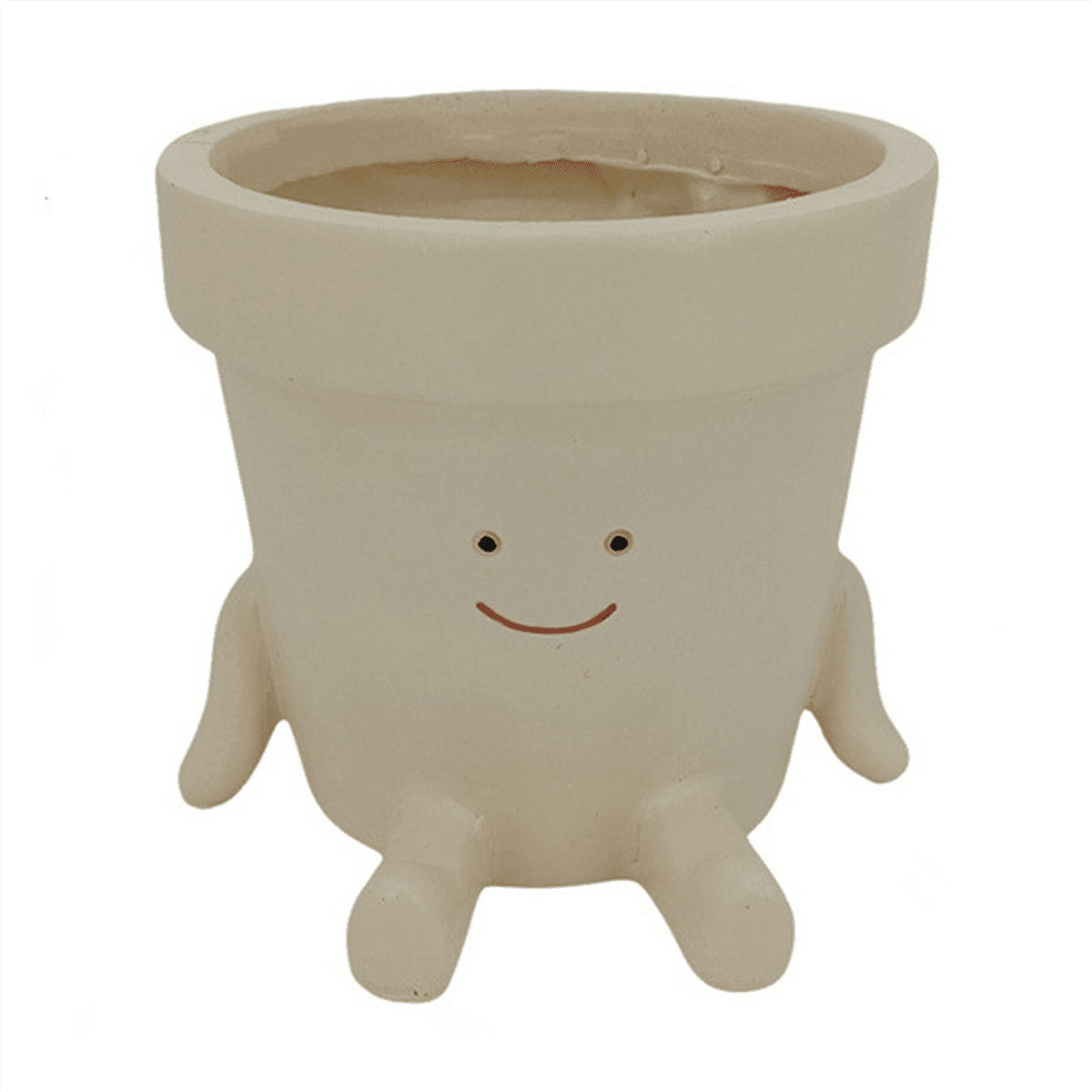 Smile Face Planter Pot Funny Plant Pot for Indoor Outdoor Plants Cute Head Planters Decorative Unique Face Flower Pot B