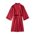 thumbnail image 1 of Qertyioot Robe Portefeuille pour Femmes, Ensembles de Pyjamas Pyjama Pyjamas Ensembles de Mariage Printemps Été Peignoir à Moins de 15 $, 1 of 6