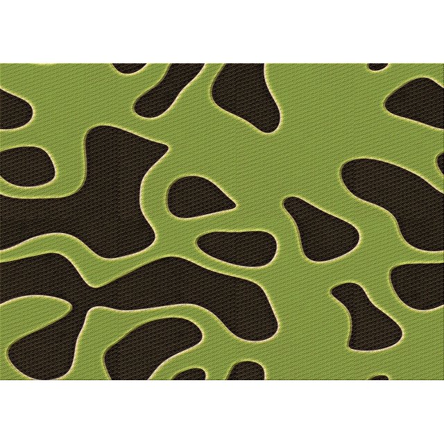Ahgly Tapis Rectangulaire Lavable en Machine Intérieur Transitionnel Vert Pistache, 2 Pieds x 3 Pieds