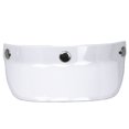 thumbnail image 1 of Universal 3 Snap-Button Visor Flip Up Wind Shield for Open Face Motorcycle Helmet, 1 of 8