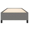 thumbnail image 4 of vidaXL Bed Frame Dark Grey 100x190 cm Twin Fabric, 4 of 7