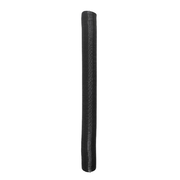 Tuyau de Ventilation Flexible en Aluminium Noir 42mm/60mm/75mm - Chauffage Diesel, Longueur Étirée 200cm