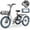 White, variant on MOONCOOL 20" Fat Tire Electric Tricycle for Adults, Foldable Electric Trike with Front & Rear Basket, 750W Motor 48V Removable Battery, 3 Wheel Electric Bicycle for Men Women