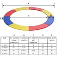 thumbnail image 2 of Gymax 10FT Trampoline Replacement Safety Pad Bounce Frame Waterproof Spring Cover, 2 of 10