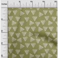 thumbnail image 2 of oneOone Velvet Olive Green Fabric Asian Block Craft Projects Decor Fabric Printed By The Yard 58 Inch Wide, 2 of 4