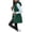 Green, variant on hoksml Women's Winter Coat Long Puffer Vest Solid Color Casual Hooded Stand Collar Sleeveless Puffy Down Jackets With Pockets