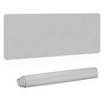 thumbnail image 1 of Uxcell 48"x17" Large Desk Mat, PU Leather Dual Side Large Desk Pad, Silver Tone, 1 of 6