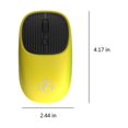 thumbnail image 3 of COFEST Wireless Mouse 2.4G Noiseless Mouse with USB Receiver Portable Computer Mice for Desktop Computer Laptop Yellow, 3 of 4