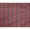 thumbnail image 4 of oneOone Polyester Lycra Fabric Madras Check Printed Fabric 1 Yard 56 Inch Wide, 4 of 4
