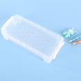 thumbnail image 4 of Boovnll Plastic Pencil Box - Large Capacity Stackable Clear Snap-Tight Lid Pencil Box for Pencil Markers - Storage Box for Home, Office Supplies, Pencil Case, 4 of 6