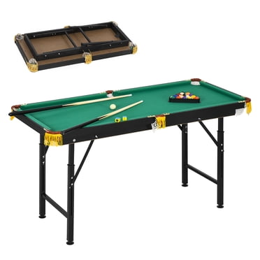 Soozier Ensemble de Table de Piscine Pliante de 55 Pouces, Hauteur Réglable, Vert