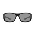 thumbnail image 4 of Athletic Works Polarized Black Rectangular Sport Sunglasses, 4 of 5