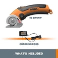 thumbnail image 3 of Worx WX082L 4V ZipSnip Cordless Electric Scissors, 3 of 7