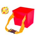 thumbnail image 2 of KLKCMS Seaux Poire Jeu de Lancer, Sacs de Sable à Lancer dans un Seau pour Enfants, Seau Rouge Intérieur Extérieur, 2 of 9