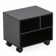 thumbnail image 2 of FITUEYES Mobile Printer Stand Under Desk Machine Work Modern File Cabinet Printer Cart with Wheels, for Home Office PS304003WB, 2 of 7