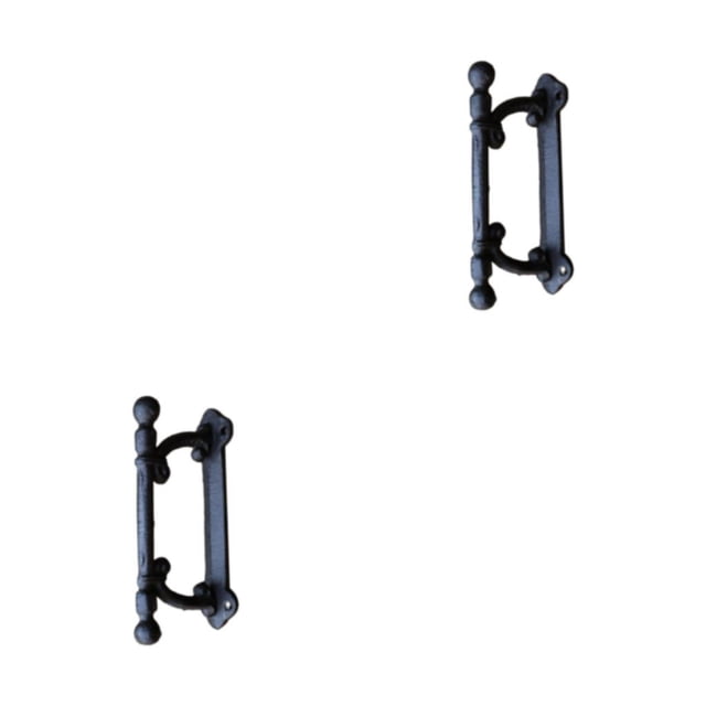 Transemion Decoration Door Handle With Strong Corrosion Resistance Unique Easy To Install 6684 2Set