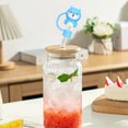 thumbnail image 4 of Binwennn plus plus Tube Neon Colorful Silicone Cartoon Straw Caps And Reusable Drink Covers For Kids, 4 of 4