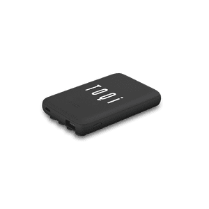 TOQi 5k Wireless Power Bank 5000mAh - Sleek, Portable Charger with Dual Charging Capability for Qi-Enabled Devices, USB-C with Overcharge Protection