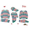 thumbnail image 1 of Christmas Matching Family Pajamas Elk Snowflake Print PJs Sleepwear Holiday Loungewear Set, 1 of 7