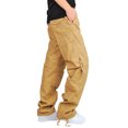 thumbnail image 1 of Birdeem Mens Solid Multi-Pocket Washed Overalls Outdoor Casual Pants Trousers, 1 of 11