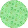thumbnail image 1 of Ahgly Company Machine Washable Indoor Round Transitional Green Area Rugs, 3' Round, 1 of 7