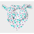thumbnail image 3 of Bimba White Snowman & Tree Christmas Pure Silk Printed Head Bandanas Summer Neck Wrap Scarf 40 x 40 Inches, 3 of 6